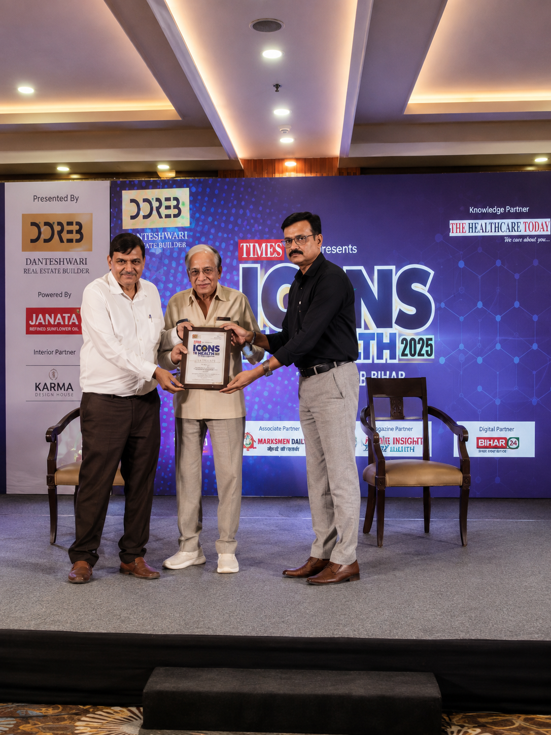 Dr. Sanjeev Kumar healthcare recognition